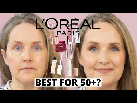 Видео: Осенний макияж L'Oréal для женщин 50+ | Бюджетный и сияющий!