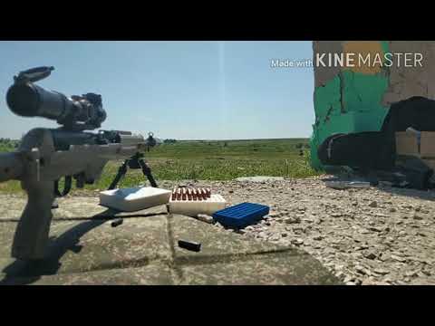 Видео: Стрельба на 400м из СКС 366 ланкастер.