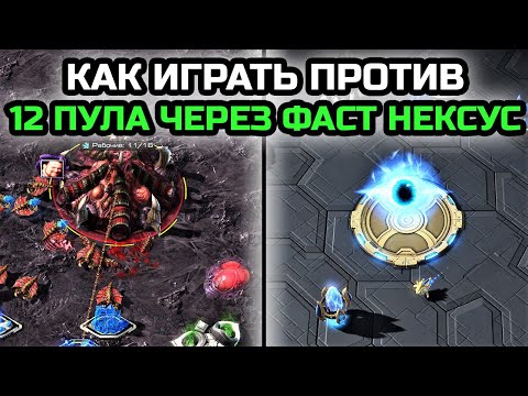 Видео: КАК ИГРАТЬ ПРОТИВ 12 ПУЛА ЧЕРЕЗ БЫСТРЫЙ НЕКСУС | | StarCraft 2 LotV