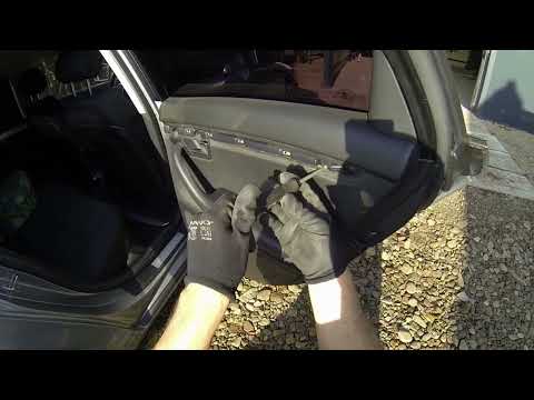 Видео: Разборка задней двери Audi A4 B7