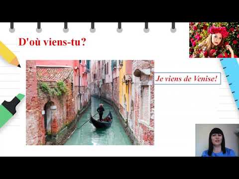 Видео: VI одделение - Француски јазик - Venir - сегашно време