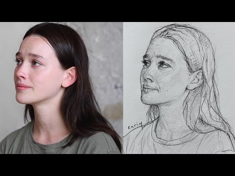 Видео: Хотите узнать о техниках рисования портретов? Попробуйте метод Лумиса сегодня!