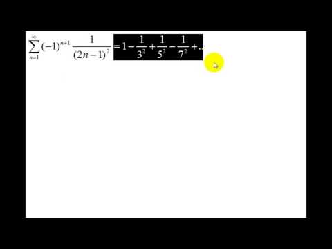 Видео: Числовые ряды | знакочередующиеся ряды | признак Лейбница | конкретные примеры | 2