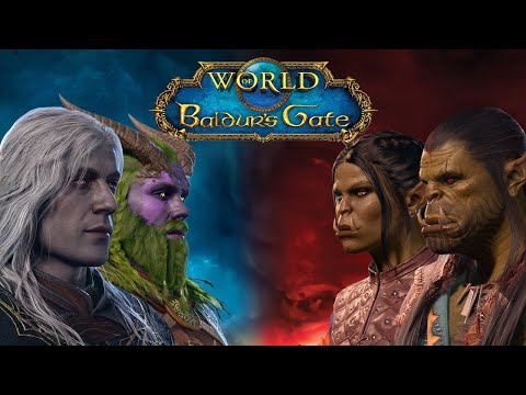 Видео: Герои Варкрафта в Baldur’s Gate 3 | 1 Акт | Прохождение Baldur’s Gate 3 на русском