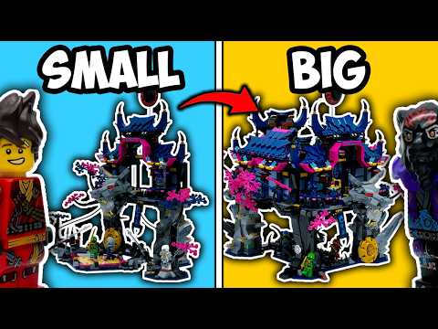 Видео: Я сделал БОЛЬШУЮ базу злодея Ниндзяго, объединив 4 набора Lego...