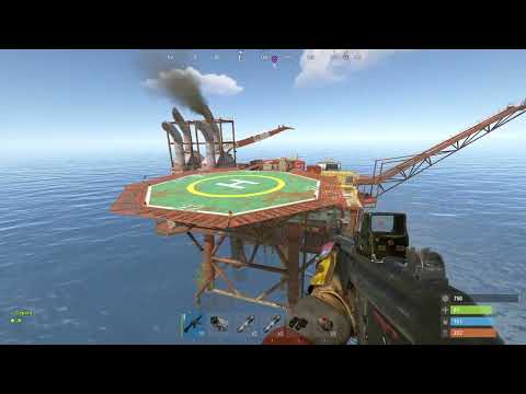 Видео: RUST Большая нефтянка + антирейд на коптере Часть 2