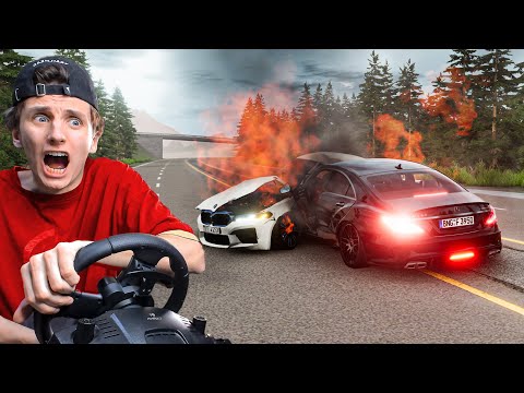 Видео: МАЖОРЫ НА CLS 63 S И BMW M5 F90 УСТРОИЛИ ШАШКИ НА ТРАССЕ...! | BeamNG.drive