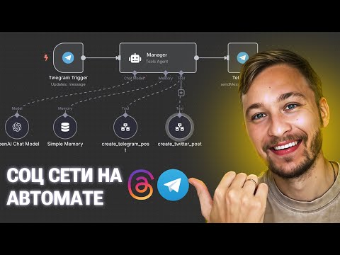Видео: СОЗДАЛ ИИ-АГЕНТА, который ПИШЕТ ПОСТЫ ЛУЧШЕ СММщика + [n8n шаблон]