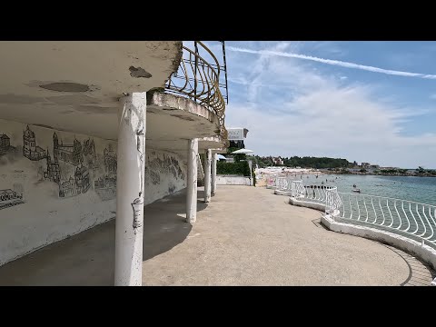 Видео: Прогулка вдоль берега с.Равда, Болгария /Ravda, Bulgaria