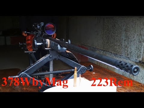 Видео: WEATHERBY MARK 5 в калибре 378WM vs 223REM.