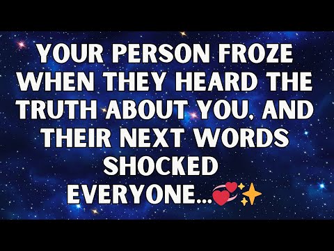 Видео: ✨ Ангелы говорят: Ваш человек застыл, услышав правду о Вас, а его следующие слова шокировали всех...