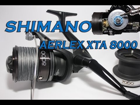 Видео: Карповая катушка Shimano Aerlex XTA 8000