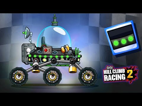 Видео: Новая краска на ЛУНОХОД за 500 баллов. Машинки Hill Climb Racing 2 андроид игры на прохождение