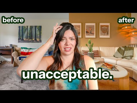 Видео: ЭКСТРЕМАЛЬНОЕ преображение гостиной в связи с переездом его девушки