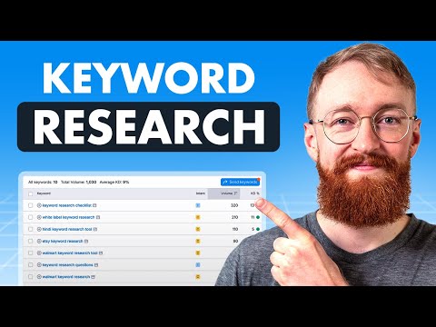 Видео: Исследование ключевых слов для SEO в году: пошаговое руководство
