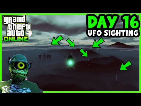 Видео: 👽 Наблюдение за НЛО, день 16 – Горы Лос-Сантоса, локации 13–17 в GTA Online! 🛸