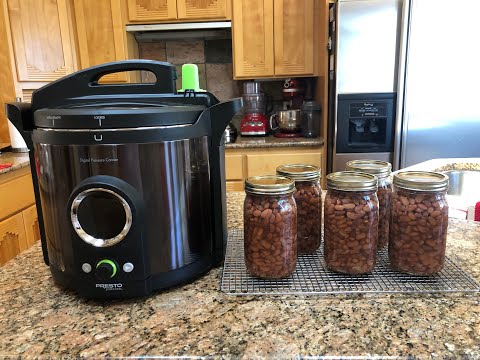 Видео: Консервирование фасоли пинто под давлением в цифровом автоклаве Presto