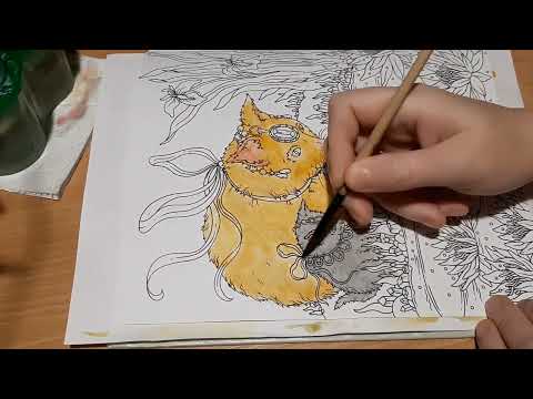 Видео: ПРИШЛО ВРЕМЯ РАСКРАШИВАТЬ №1. РАСКРАШИВАЮ И БОЛТАЮ.