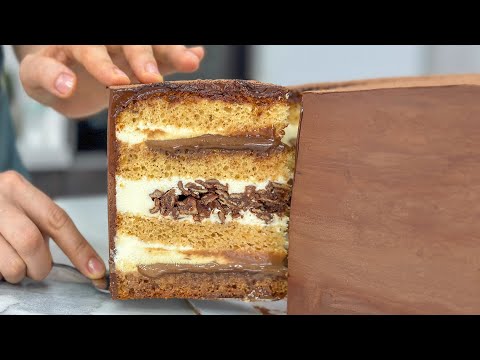 Видео: Торт "КАРА-КУМ"🐫 ШИКАРНОЕ сочетание👌🏻ОРЕХИ🥜 КАРАМЕЛЬ🍭 ШОКОЛАД🍫Я-ТОРТодел❤️