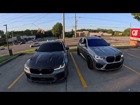 Видео: POV F90 M5 и X3M превращают шоссе в мою личную гоночную трассу