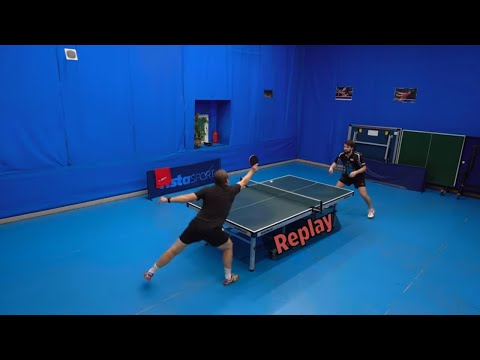 Видео: Любитель против про # 2 /Настольный Теннис/ 1 сет Начало /  наше дело  ittf