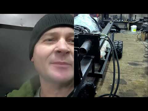 Видео: Испытание гидравлического сваекрута " Super Faster " на стенде . Фатальные перегрузки !