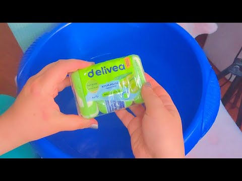 Видео: Асмр🧽МЫЛО МНОГО ПЕНЫ🧼Намыливание губки 😍ASMR Soap foam