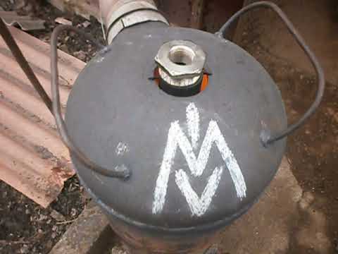 Видео: піролізна піч на тирсі 3, sawdust pyrolysis furnace, Sägemehl-Pyrolyseofen, piec do pirolizy trocin