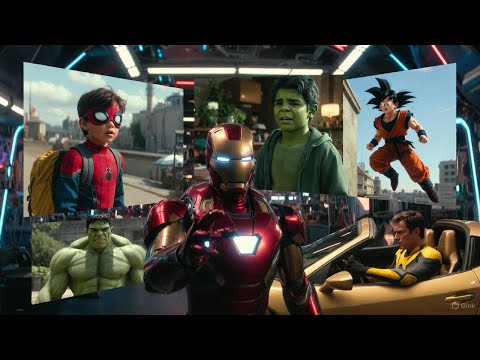 Видео: Железный Человек, Халк, Гуко и Супергёрл неожиданно объединяются: Человек-паук. Полный фильм | РА...