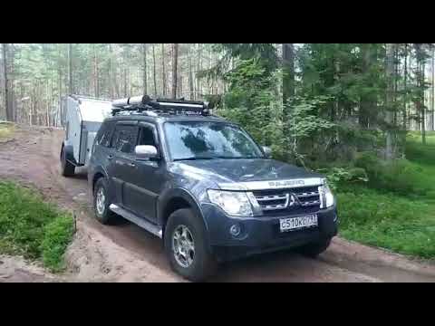 Видео: неделя в Карелии с самодельным прицепом. 7 дней за 7 минут