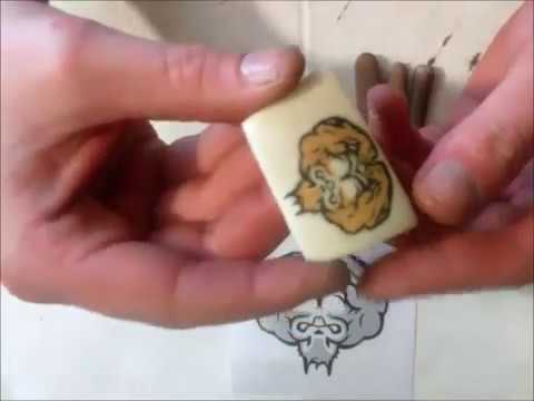 Видео: создание брелка (скримшоу Scrimshaw в цвете)