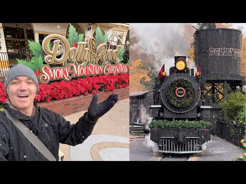 Видео: Исследуйте тематический парк DOLLYWOOD, пока в Пиджен-Фордж идет снег!