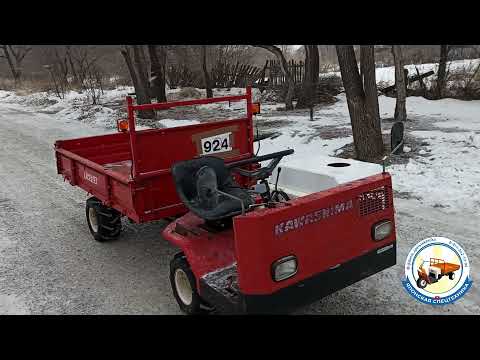 Видео: Мини самосвал Kawashima RQ 4 WD DV.