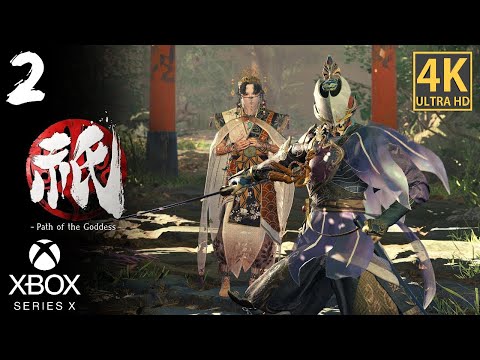Видео: Kunitsu-Gami Path of the Goddess XBOX SERIES X Прохождение #2 4K