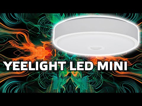 Видео: Yeelight LED mini - люстра с датчиком движения и освещения