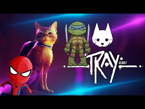 Видео: Stray - жизнь глазами кота - Спайдер и Ниндзяго