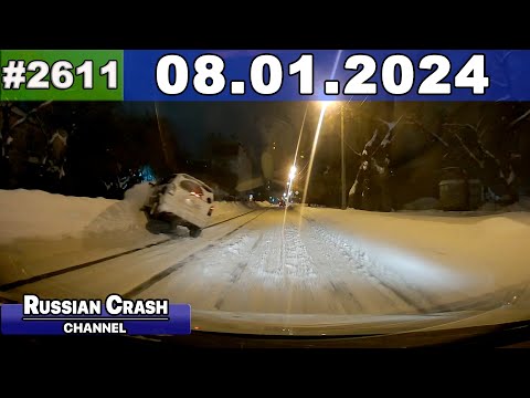 Видео: ДТП. Подборка на видеорегистратор за 08.01.2024 Январь 2024