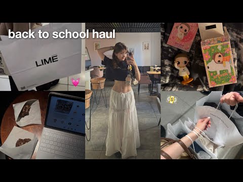 Видео: back to school haul | что я купила к университету? одежда, канцелярия, техника