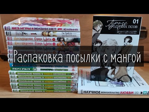 Видео: Распаковка посылки с мангой|xl media
