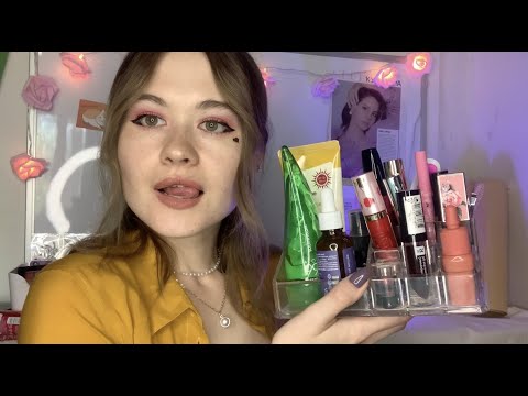 Видео: АСМР КОЛЛЕКЦИЯ КОСМЕТИКИ 🍒 ВСЯ МОЯ КОСМЕТИКА 💦 ШЕПОТ ТРИГГЕРЫ 🌷