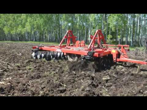 Видео: Дисковая тяжелая V-образная борона QUIVOGNE ( Кивонь ) Fleo-Fleo