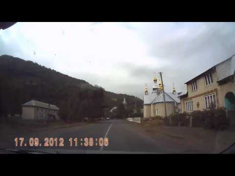 Видео: Дорога UA P-21 : Межгорье - Хуст - выход на Н-09