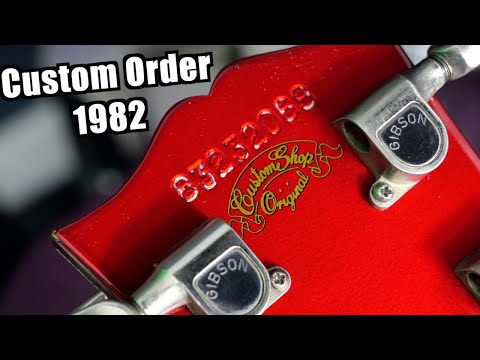 Видео: Я нашёл БЕЗУМНЫЙ индивидуальный заказ в стиле 80-х! | Gibson Les Paul Custom 3 Pickup 1982 года "...