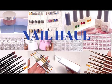 Видео: Уже 20th Nail Material Unboxing Hawl 20.ver ASMR | Nail Brush | Nail Stone | AilExpress