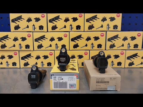 Видео: Катушки зажигания U5067 NGK Niterra 273012B010 для автомобилей Hyundai/KIA с двигателями G4FA/G4FC