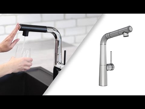 Видео: Rhino tutorial моделирование смесителя