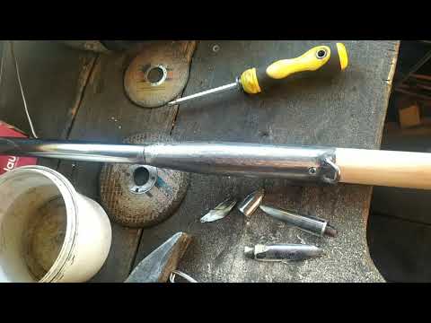 Видео: Пешня "трехгранка" на первый лёд.