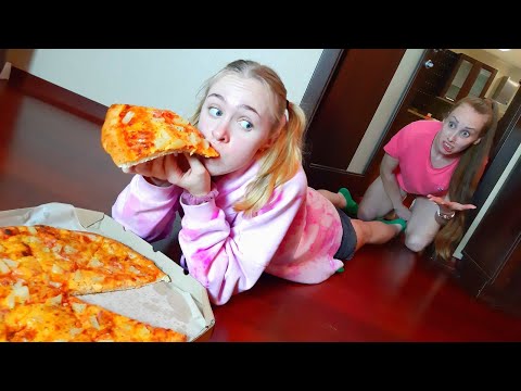Видео: ОСТАЛИСЬ ГОЛОДНЫЕ!! КТО СОЖРАЛ ПИЦЦУ!!