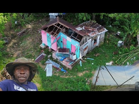 Видео: Последствия ⚠️меллисы, проходящей через Сент-Мэри и Портленд!!