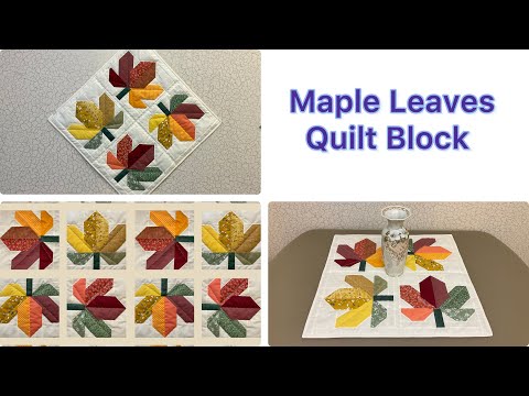 Видео: Ноль отходов! Вы не поверите, как легко создать красивую стёганую накидку на стол из листьев!